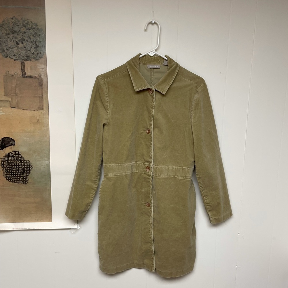 Corduroy Trench Coat